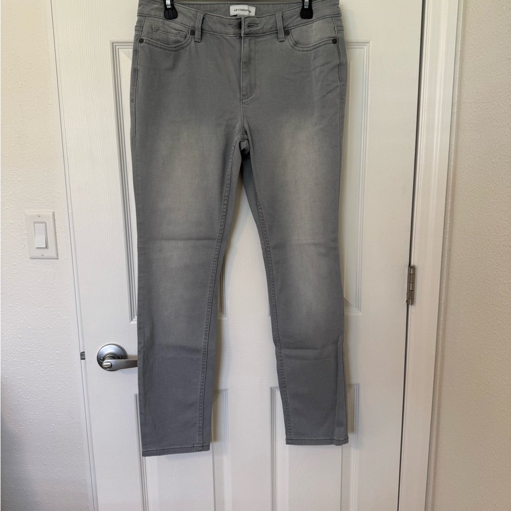 Liz Claiborne Women's Light Gray Jeans